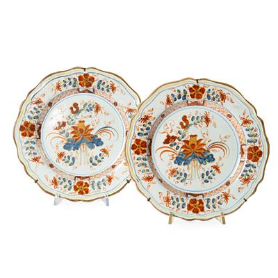 Coppia di Piatti, Faenza, Sec. XVIII