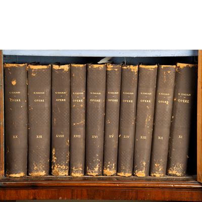 Galileo Galilei, Opere, Direttore Antonio Favaro, Barbera Editore Firenze, Esemplare N. 545 di 60...