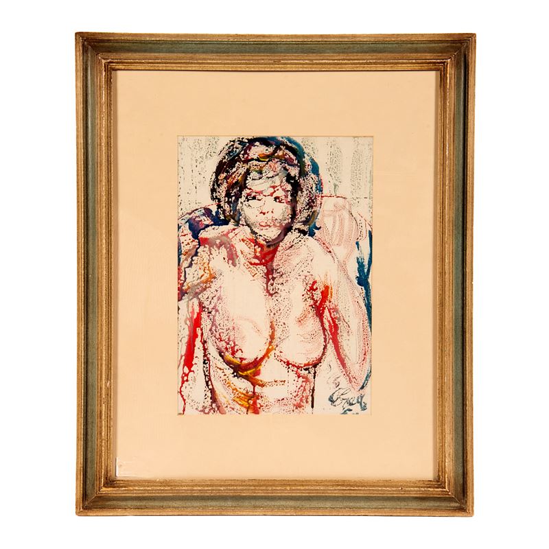 Silvio Loffredo, Nudo femminile, olio su tela