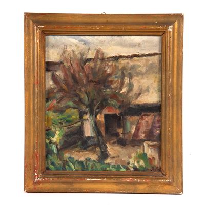 Renzo Crivelli, Casolare con albero