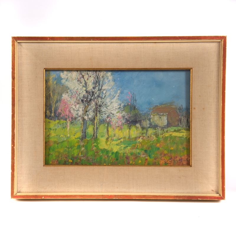 Giuseppe Sacheri, Alberi in fiore