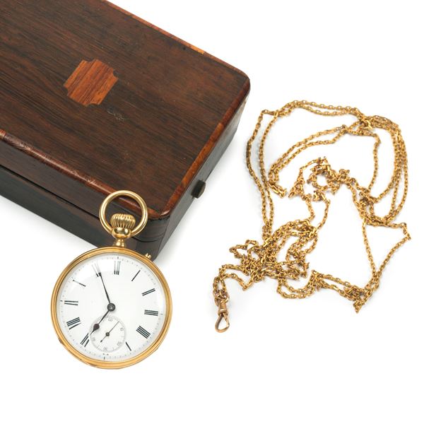 



OROLOGIO DA TASCA IN ORO 18KT