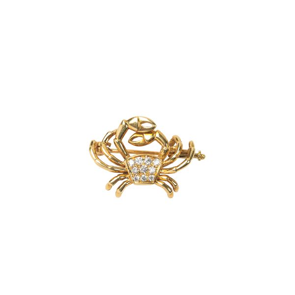 



SPILLA IN ORO GIALLO 18KT E DIAMANTI  - Asta GIOIELLI, OROLOGI E ARGENTI - Poggio Bracciolini Casa d'Aste
