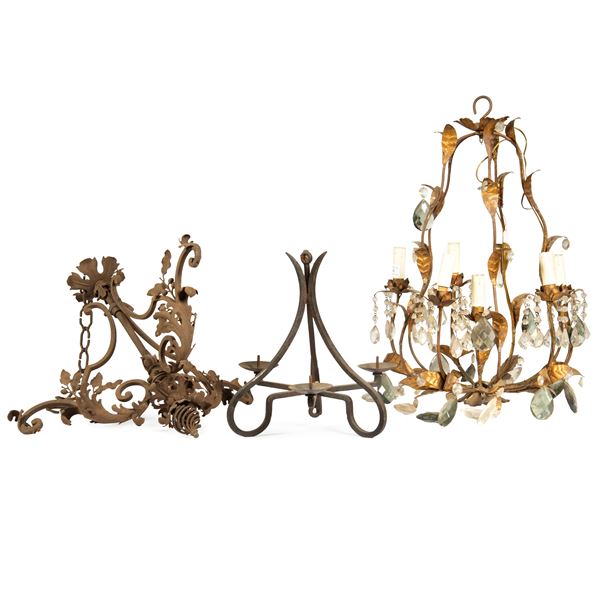 



Lampadario, sec. XX   - Asta Arredi, mobili ed oggetti d'arte - Poggio Bracciolini Casa d'Aste