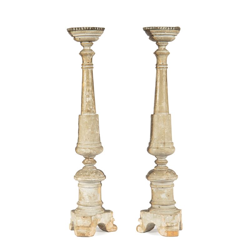 Coppia di Candelabri, Sec. XVIII