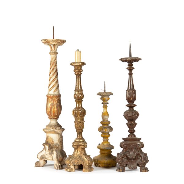 



Quattro candelabri, sec. XVIII