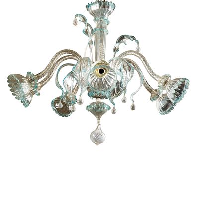 Manifattura Murano, Lampadario in vetro a sei luci (XIX secolo)