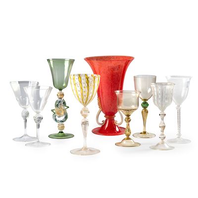 Vaso, Manifattura Murano, Sec. XX