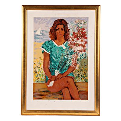 Cascella, Fanciulla con fiore