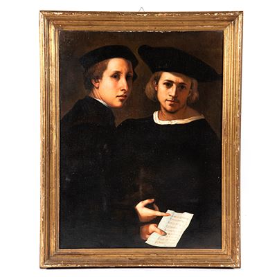 Da Pontormo, Ritratto di due amici, olio su tela