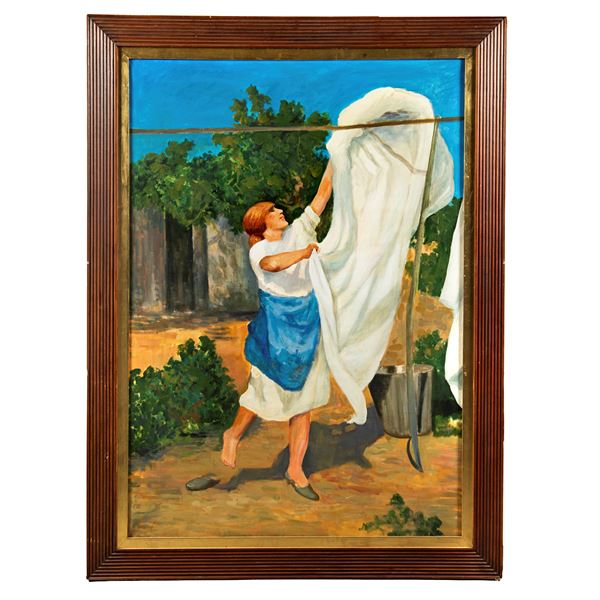 Scuola italiana, sec. XX  - Asta Dipinti dal XVI al XX secolo - Poggio Bracciolini Casa d'Aste