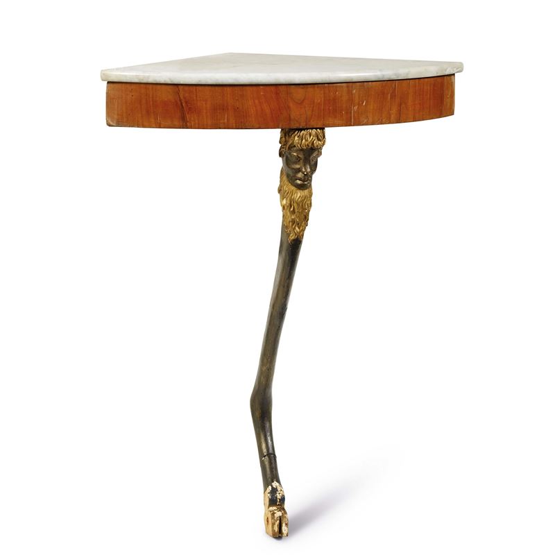 Coppia di Console Ad Angolo, Toscana, Sec. XIX