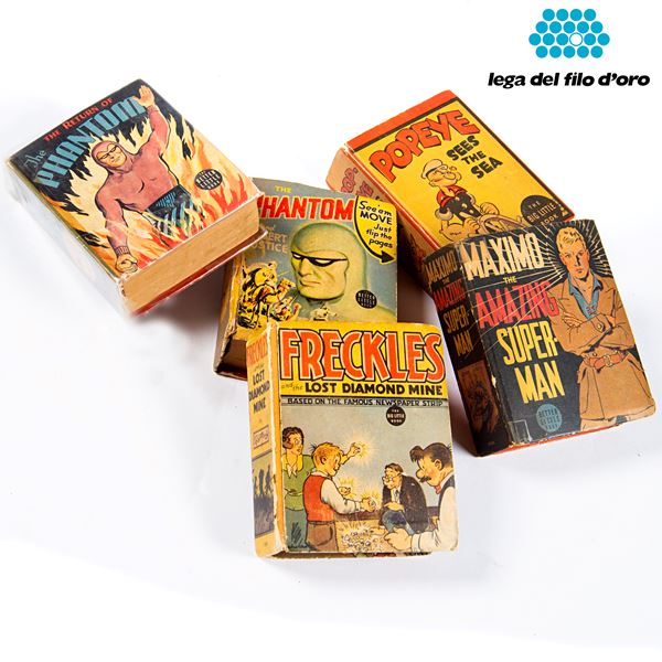 



Cinque fumetti tascabili in lingua inglese