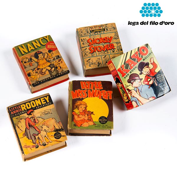 



Cinque fumetti tascabili in lingua inglese 