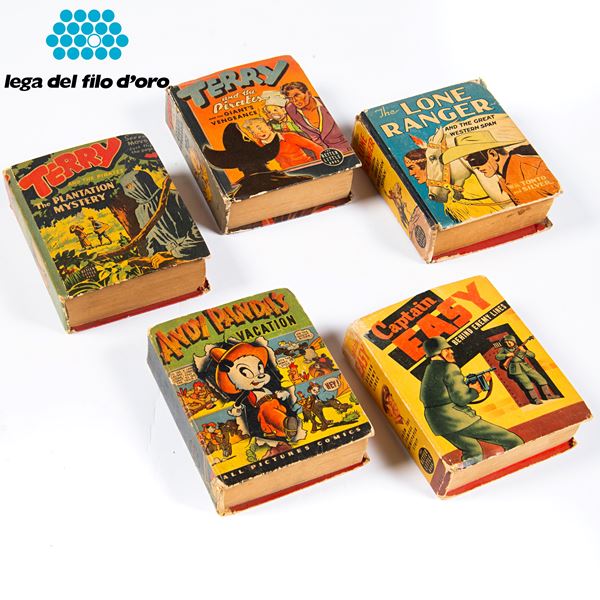 



Cinque fumetti tascabili in lingua inglese