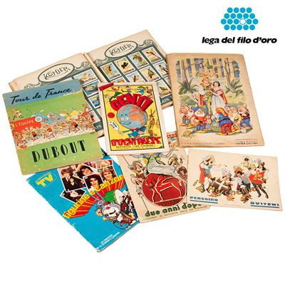 Dieci Album di Figurine Anni 40-50 tra i Quali