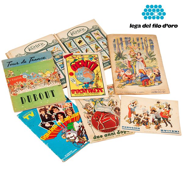 



Dieci album di figurine anni 40-50 tra i quali