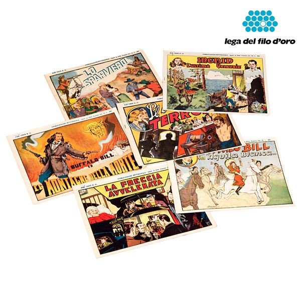 



Serie di 34 fumetti, albi 'URRA' dal n. 1 al n. 34 