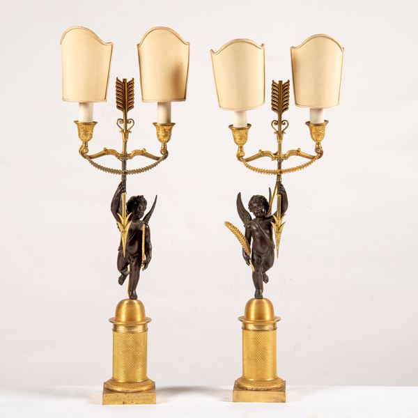 



Coppia di candelabri, Impero 