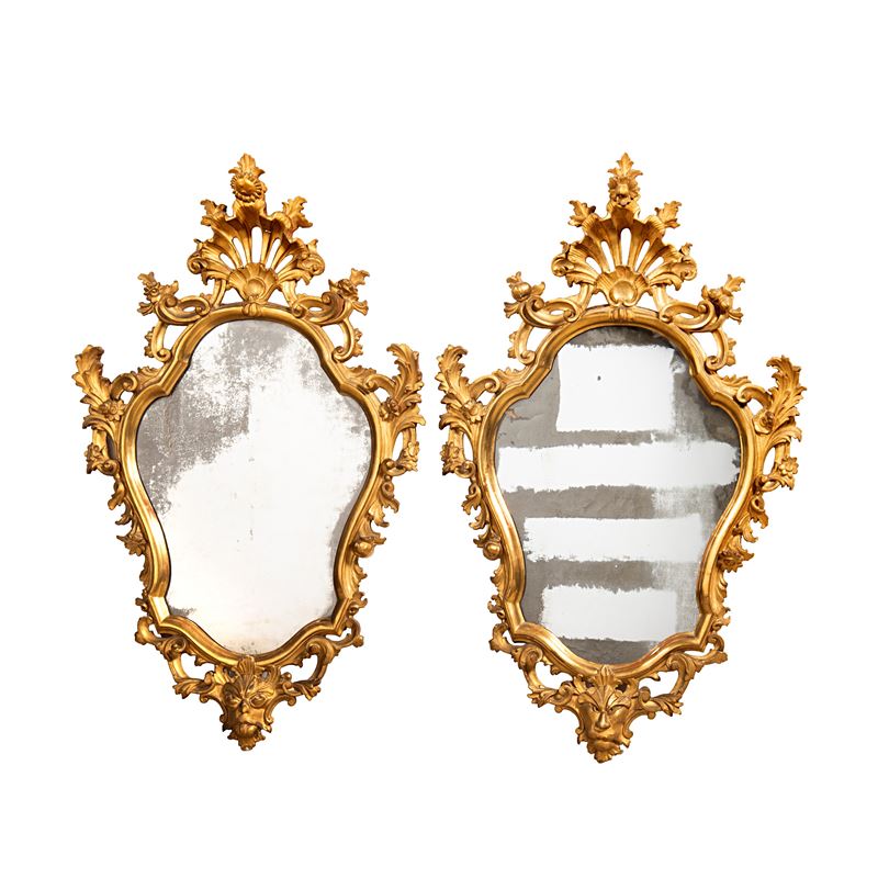 Coppia di Specchiere, Veneto, Sec. XVIII