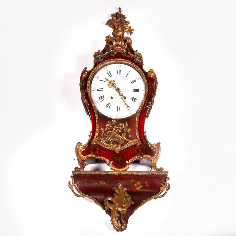 Orologio da Tavolo con Mensola, Francia, Sec. XIX