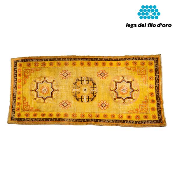 



Tappeto, Turkestan orientale, inizi sec. XIX