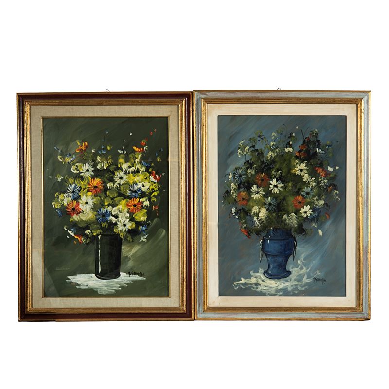 Marcello Gamurro, Vaso con fiori
