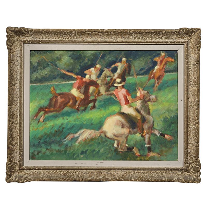 Gino de Finetti, Giocatori di polo
