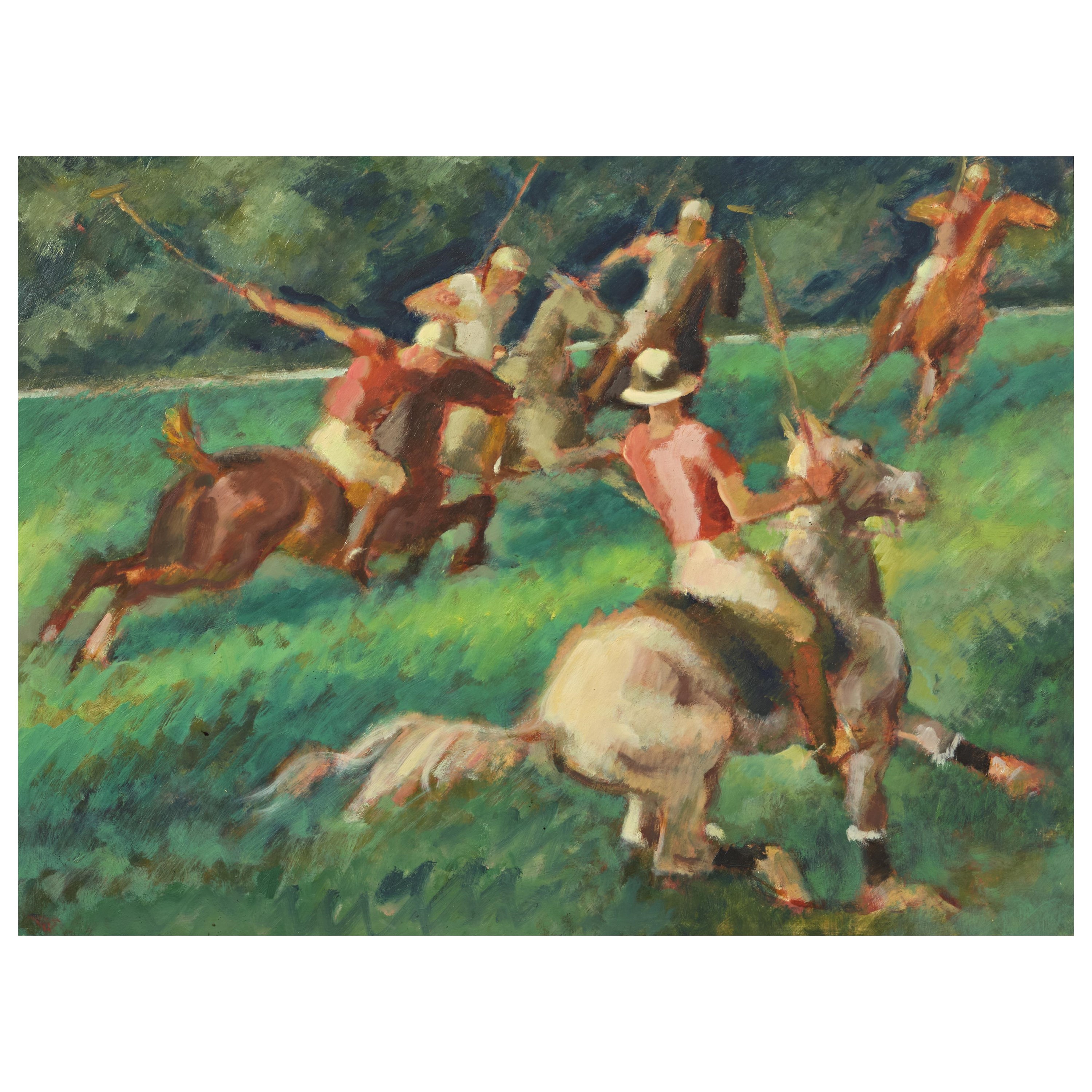 Gino de Finetti, Giocatori di polo