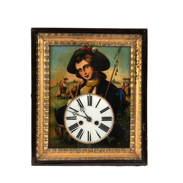 



Orologio a pendolo da parete, sec. XIX