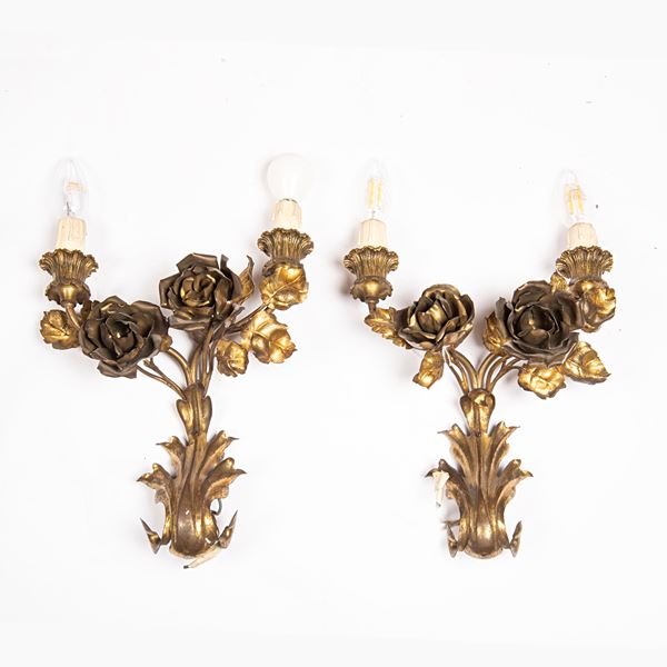 



Coppia di appliques, sec. XX 