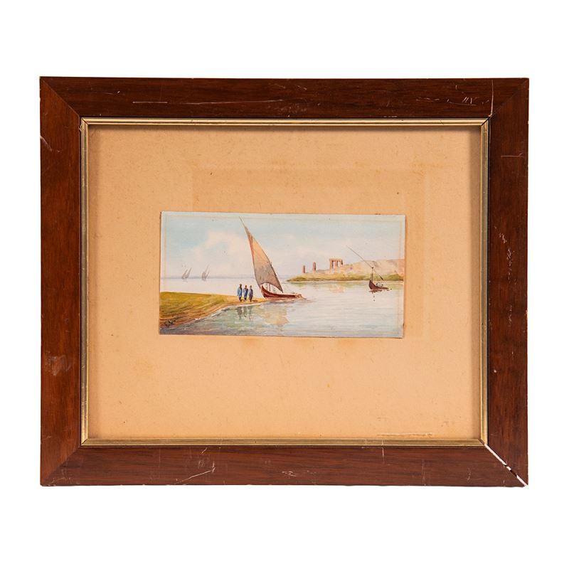 Fabio Fabbi, Paesaggio orientale con figure