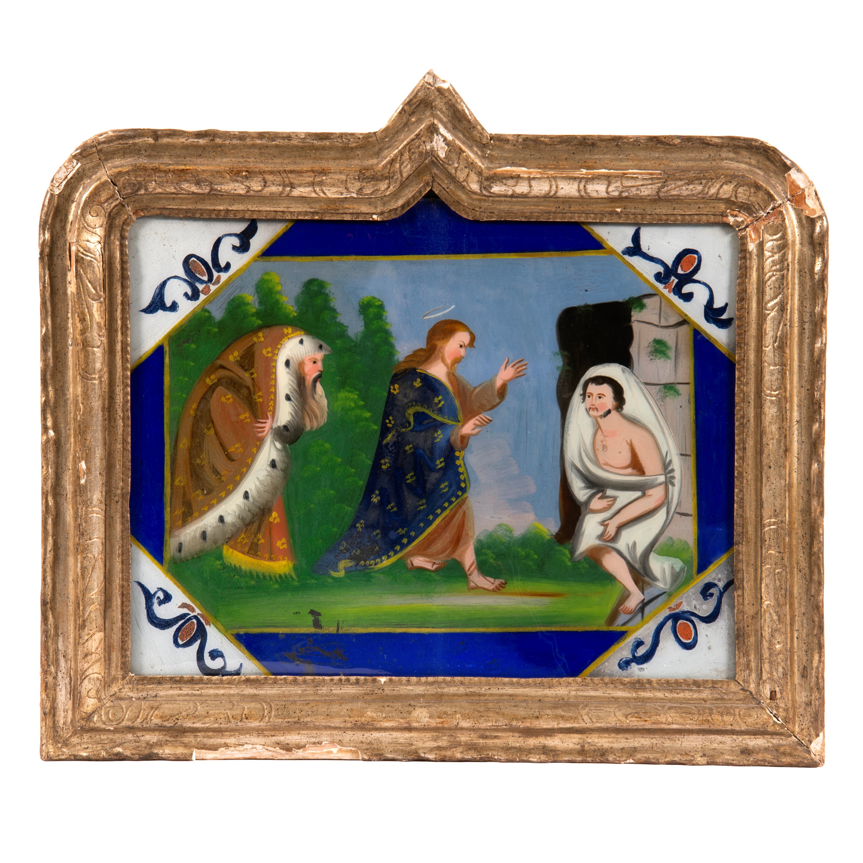 Artista del XIX secolo, Storie sacre: Il buon Samaritano; Il giudizio di Salomone; Adorazione dei...