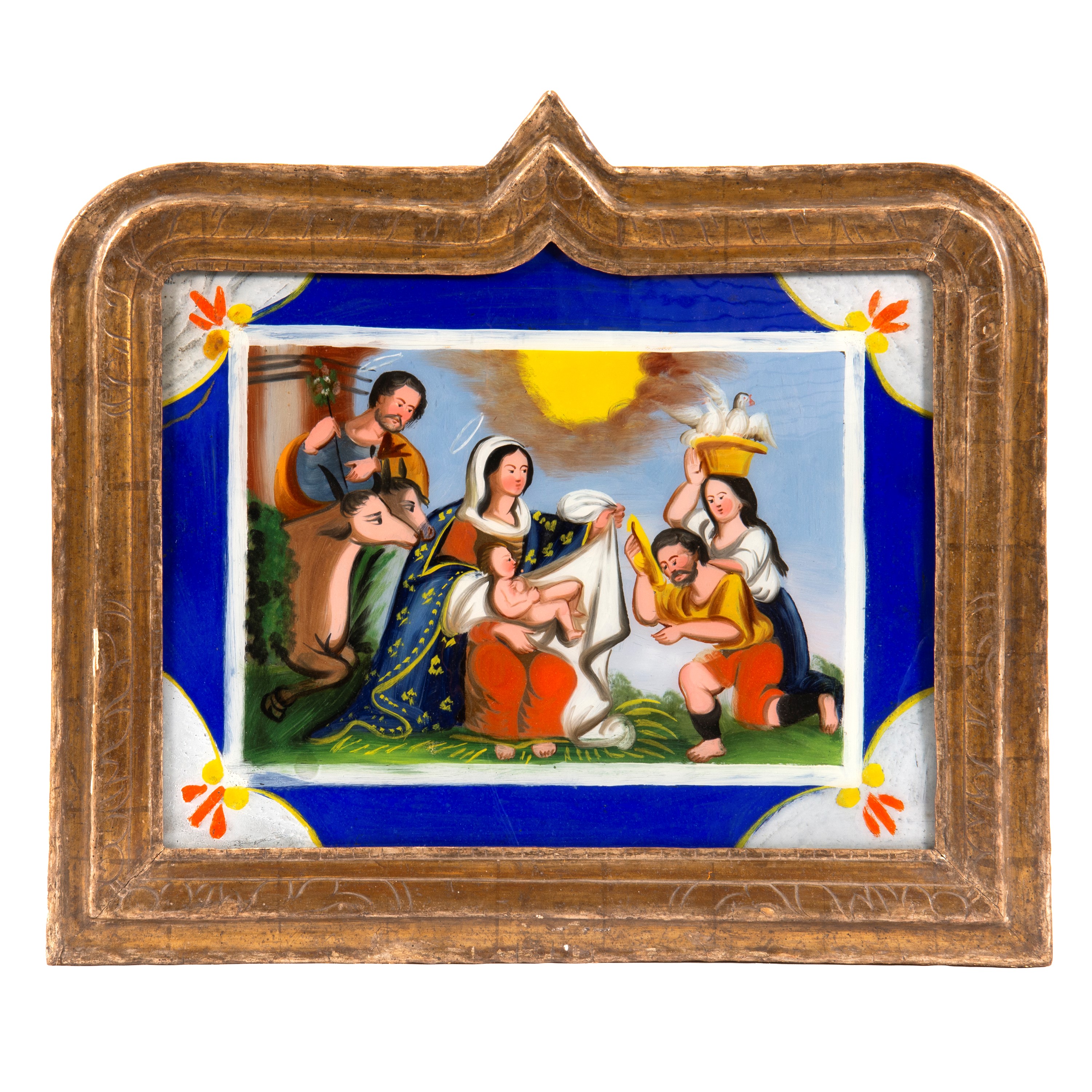 Artista del XIX secolo, Storie sacre: Il buon Samaritano; Il giudizio di Salomone; Adorazione dei...