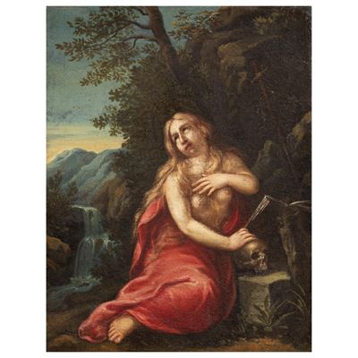 Scuola toscana, Maddalena, olio su tela (sec. XVIII)