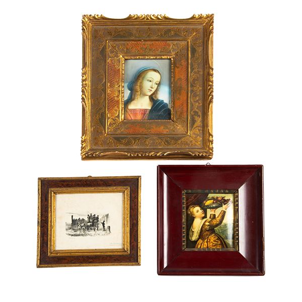 



Lotto composto da tre opere