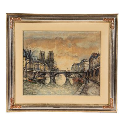 Frank Will, Notre-Dame, tecnica mista su carta