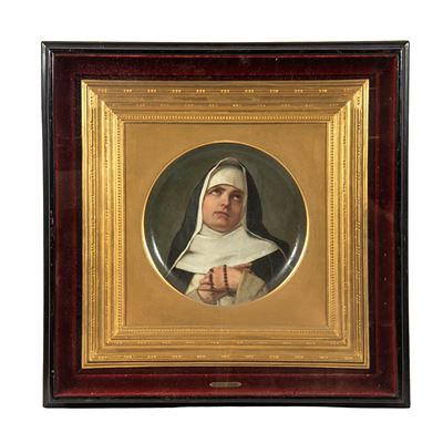 Odoardo Borrani, Suora in preghiera