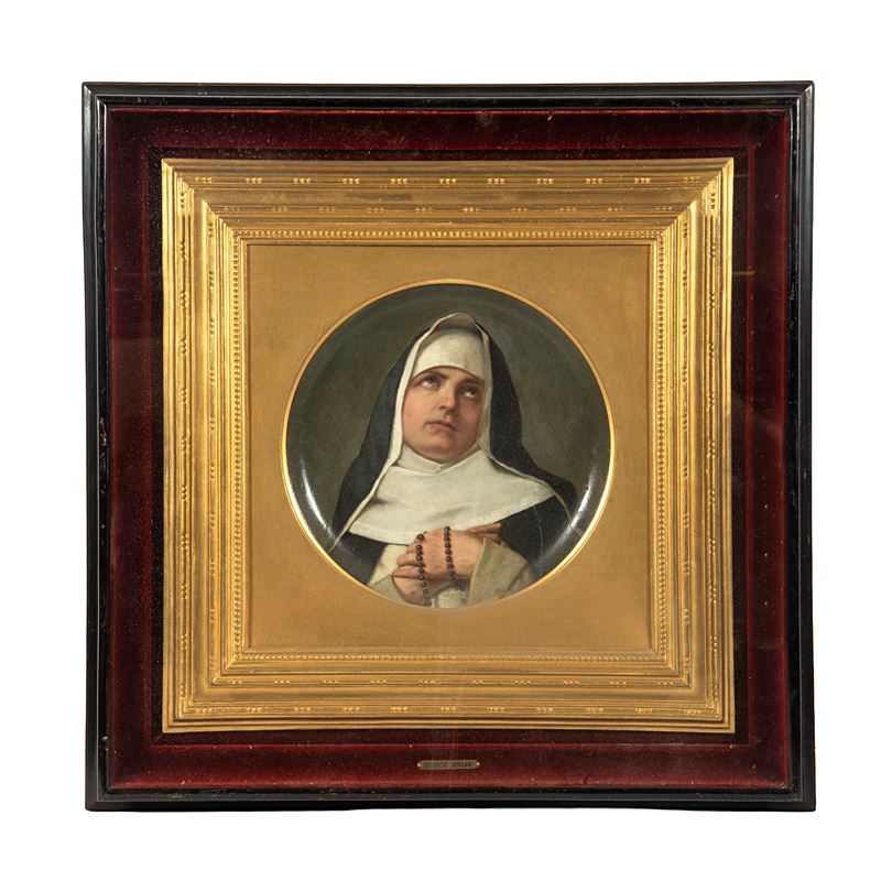 Odoardo Borrani, Suora in preghiera