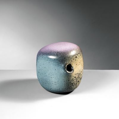 Salvatore Cipolla, Vaso in ceramica policroma (produzione Italia)