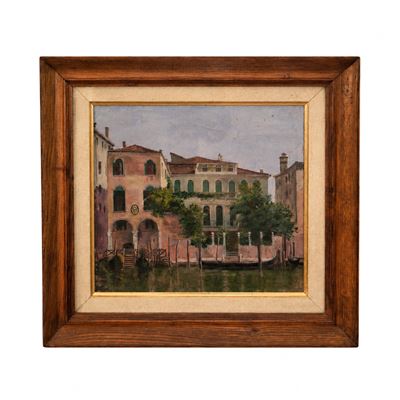 Scuola italiana (inizi sec. XX), Canale a Venezia
