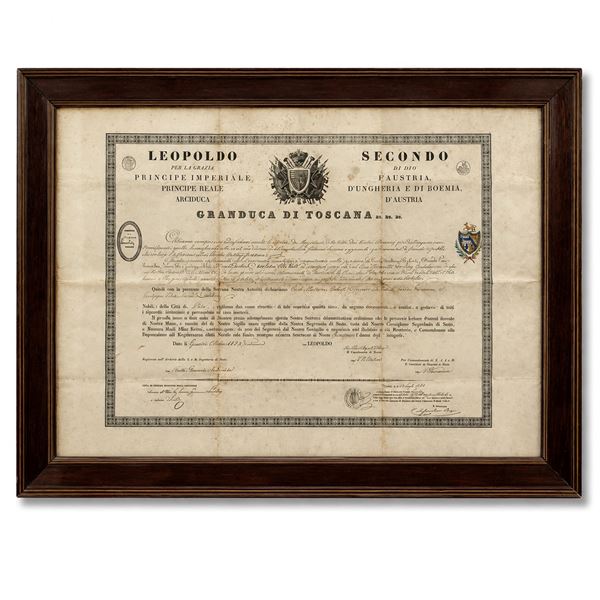 



Diploma, sec. XIX   - Asta Dipinti antichi e del secolo XIX - Poggio Bracciolini Casa d'Aste