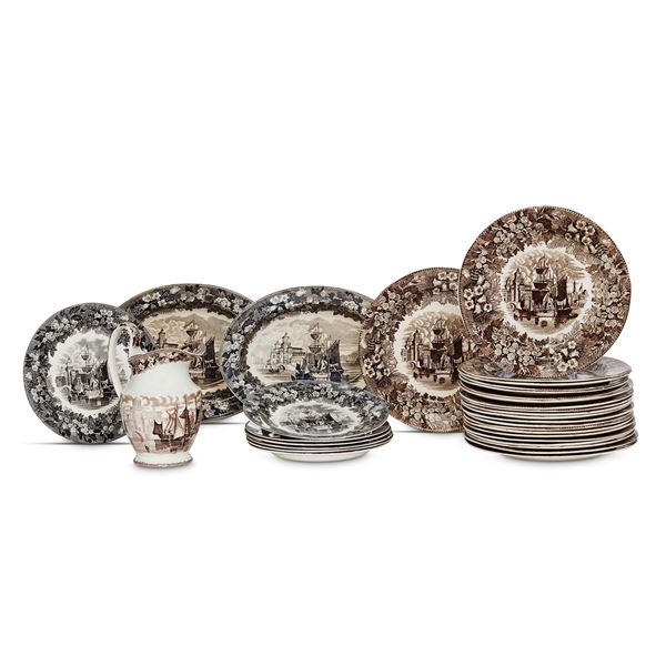 Assortimento da tavola, manifattura Wedgwood, sec. XIX-XX 