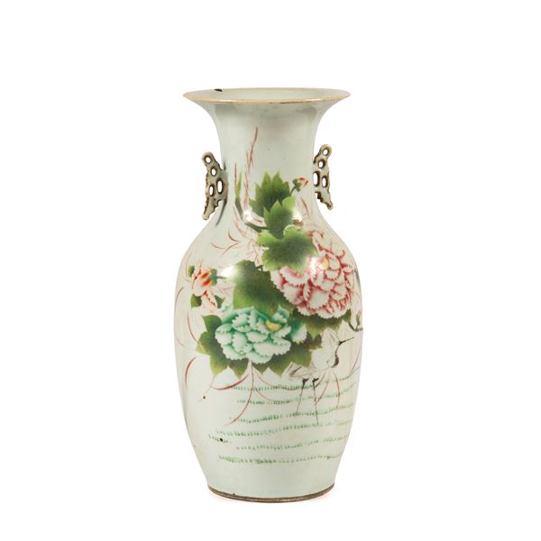 Vaso, Cina, sec. XIX  - Asta Arredi, mobili e oggetti d'arte - Poggio Bracciolini Casa d'Aste