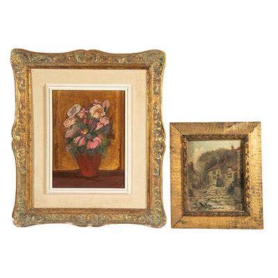 Marcello Boccacci, Villaggio di campagna; Marcello Boccacci, Fiori; Giorgio Polykratis, Natura mo...