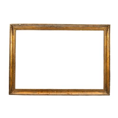 Grande cornice, legno dorato, inizi sec. XX