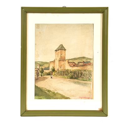 Adolfo Tommasi, Paesaggio con figure