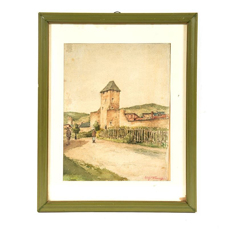 Adolfo Tommasi, Paesaggio con figure