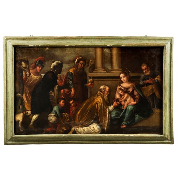 Scuola veneta, sec. XVII  - Asta Dipinti dal XVI al XX secolo - Poggio Bracciolini Casa d'Aste