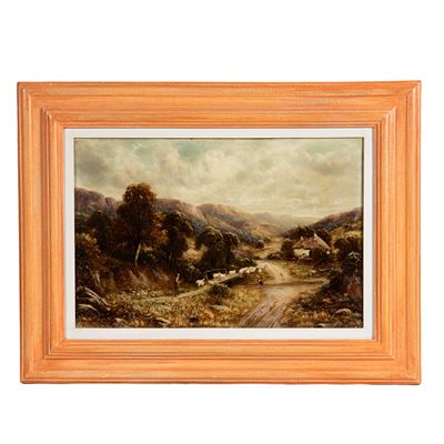 A. D. Love, Devonshire, olio su tela (sec. XIX)